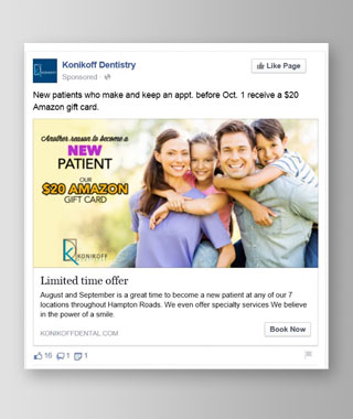 Dentistry Marketing Facebook Ad by BRITE