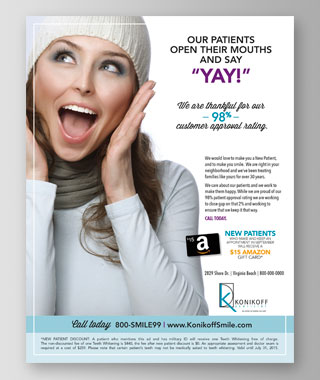 Konikoff Dentistry Flyer by BRITE